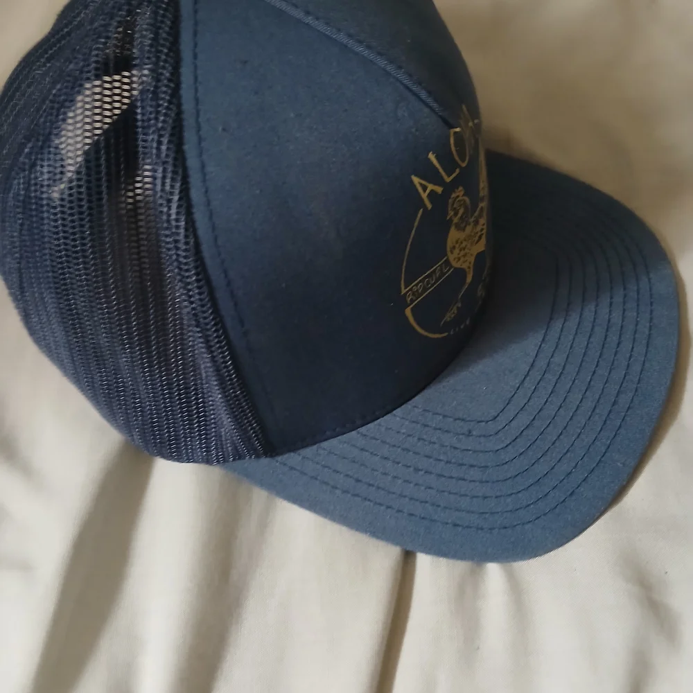 Aloha Blue and Gold Party Hat
